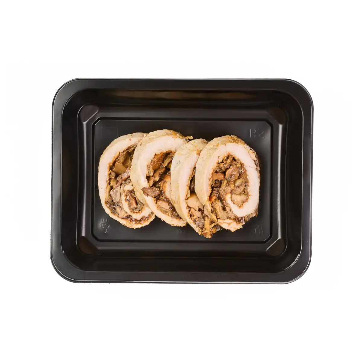 Roladka schabowa z grzybami